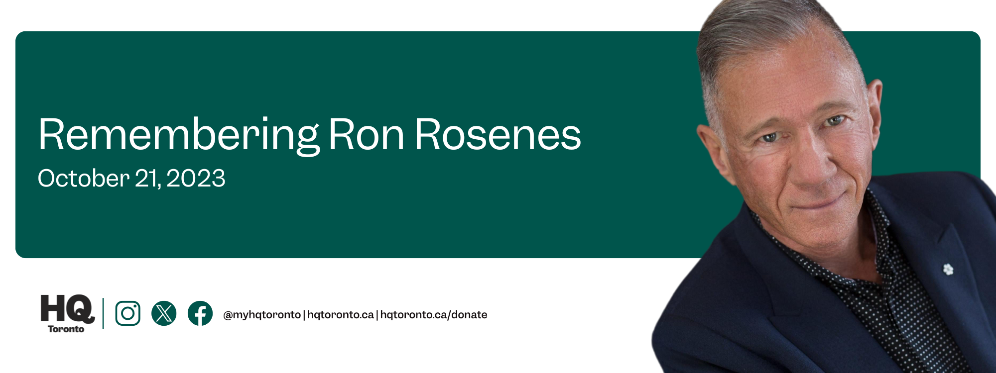 Remembering Ron Rosenes Remembering Ron Rosenes